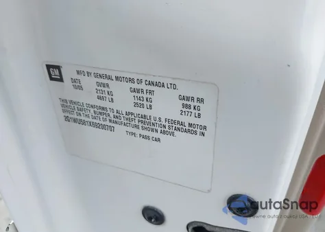 2006 Chevrolet Impala Ltz из США, поврежденный, VIN 2G1WU581X69200707